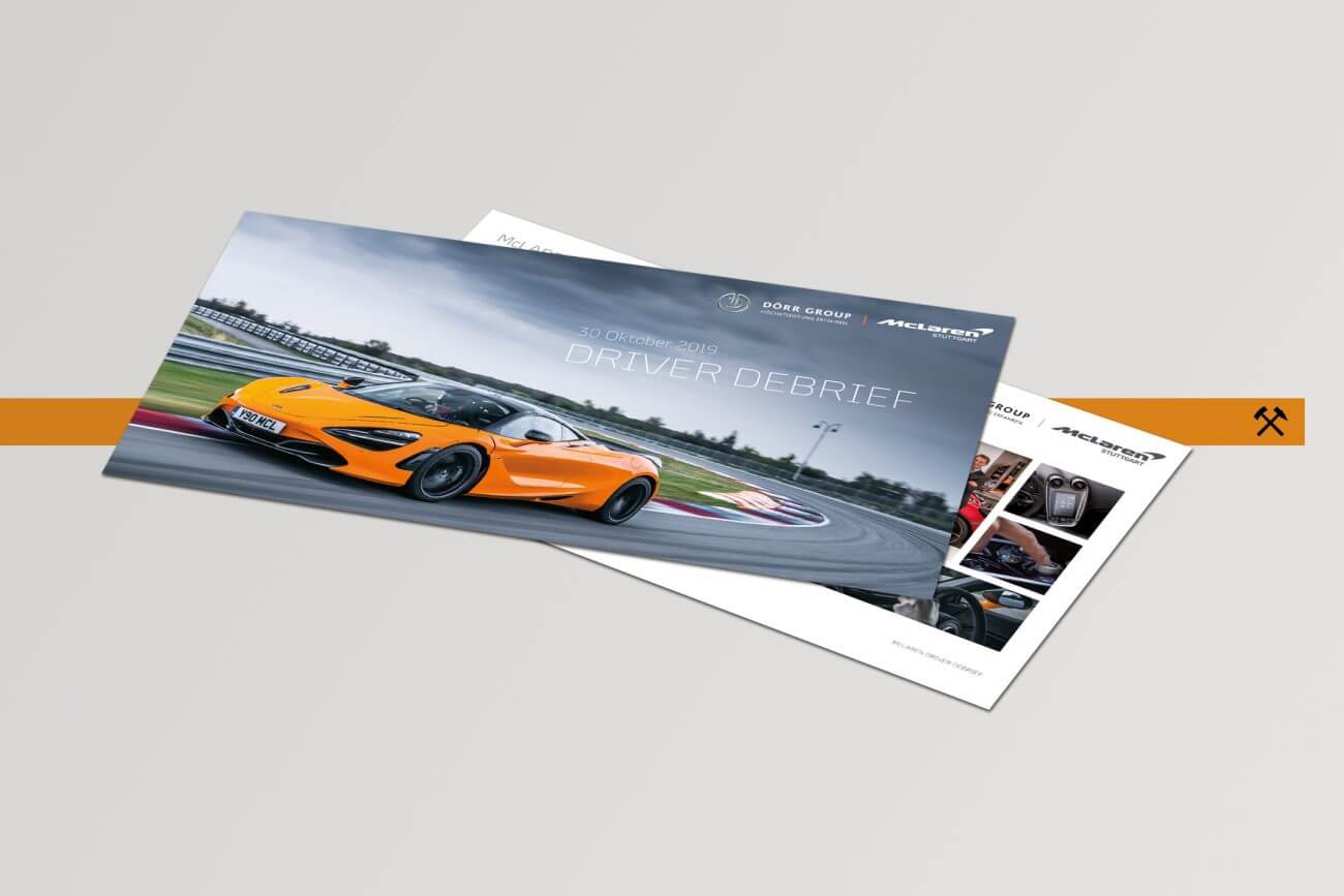 McLaren Stuttgart Werbung